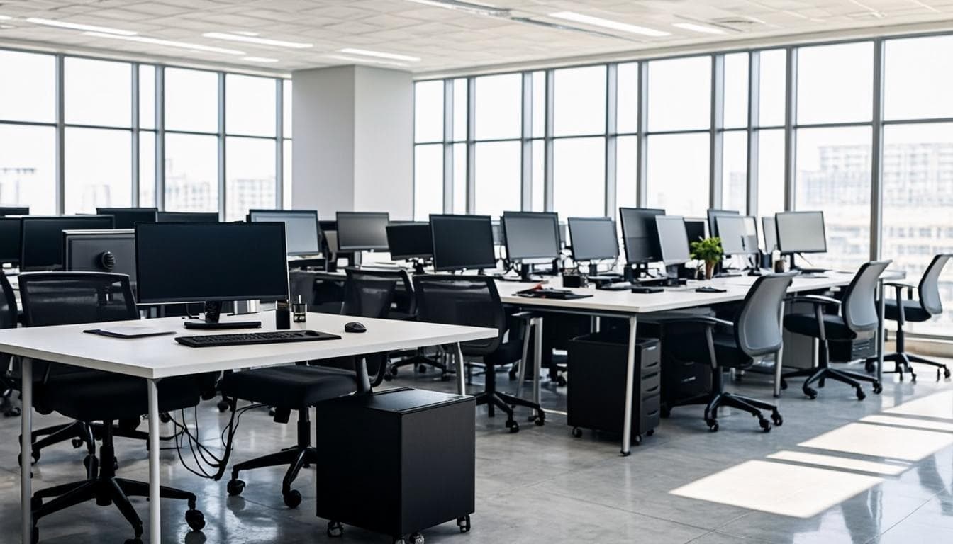 Office cleaning — after cleaning